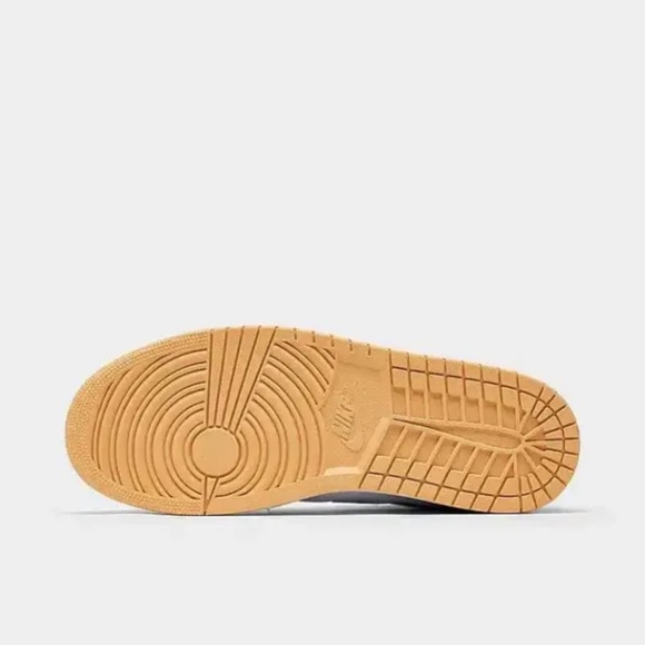 Nike Air Jordan 1 Mid Aquatone Blue Gold AJ1 Casual Basketball Men's 11 US NIB - Picture 5 of 10